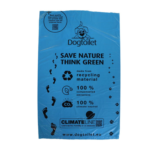 Dogtoilet Hundekotbeutel CLIMATELINE, klimaneutral durch CO2-Kompensation
