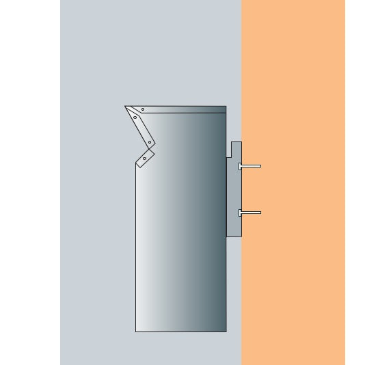 Dogtoilet Bidoncino contenitore portarifiuti con apertura di inserimento per montaggio a parete/palo