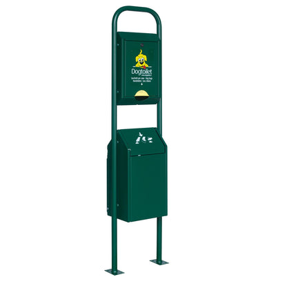 DOGTOILET  Dispenser sacchetti per cani Standard con bidoncino