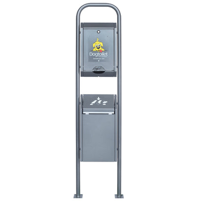 DOGTOILET  Dispenser sacchetti per cani Standard con bidoncino